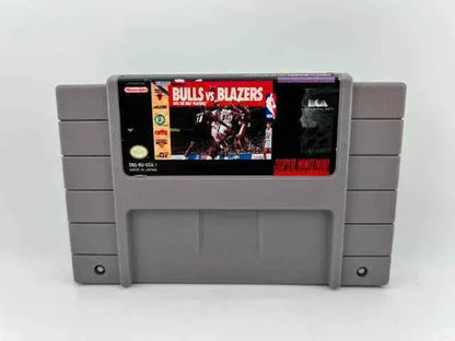 Bulls Vs Blazers and the NBA Playoffs Super Nintendo Snes