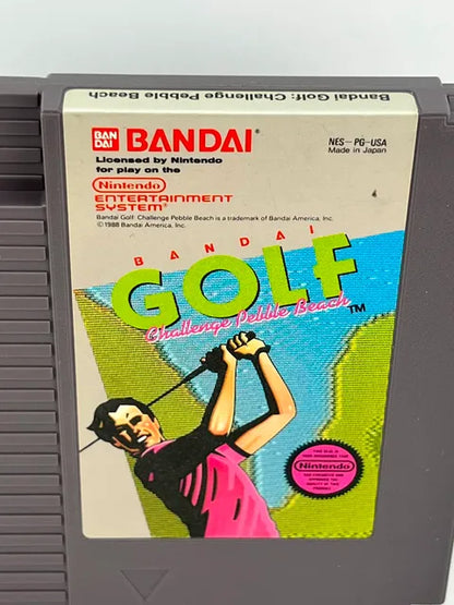Bandai Golf Challenge At Pebble Beach Nintendo Nes