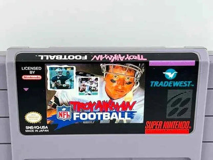 Troy Aikman NFL Football Super Nintendo SNES