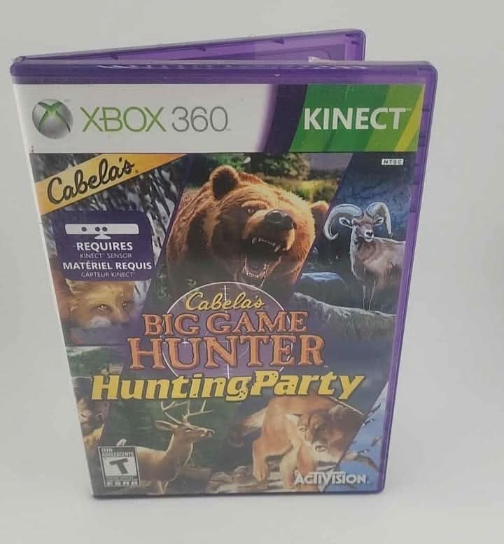 Cabela's Big Game Hunter: Hunting Party Gun XBOX 360 X360 jeux video game-x