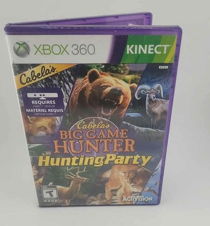 Cabela's Big Game Hunter: Hunting Party Gun XBOX 360 X360 jeux video game-x