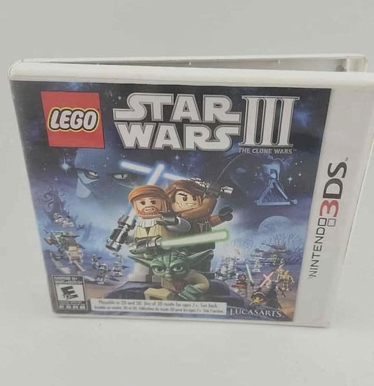 LEGO Star Wars III 3 : The Clone Wars Nintendo 3DS jeux video game-x
