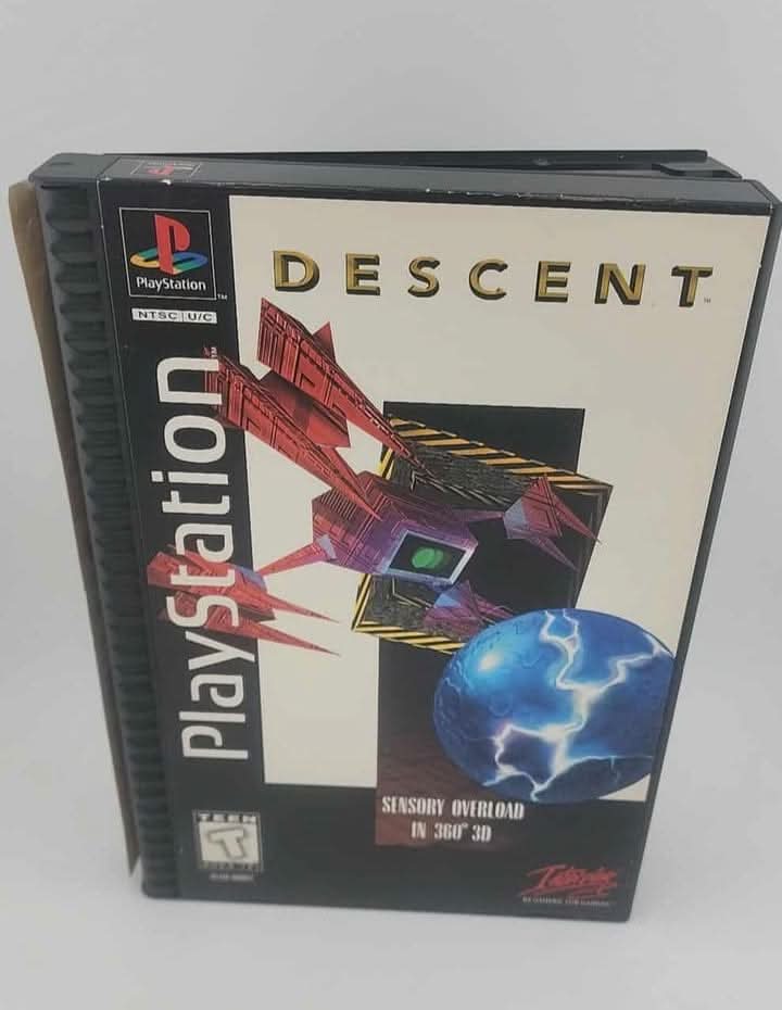 Descent Long Box Playstation PS1 interplay