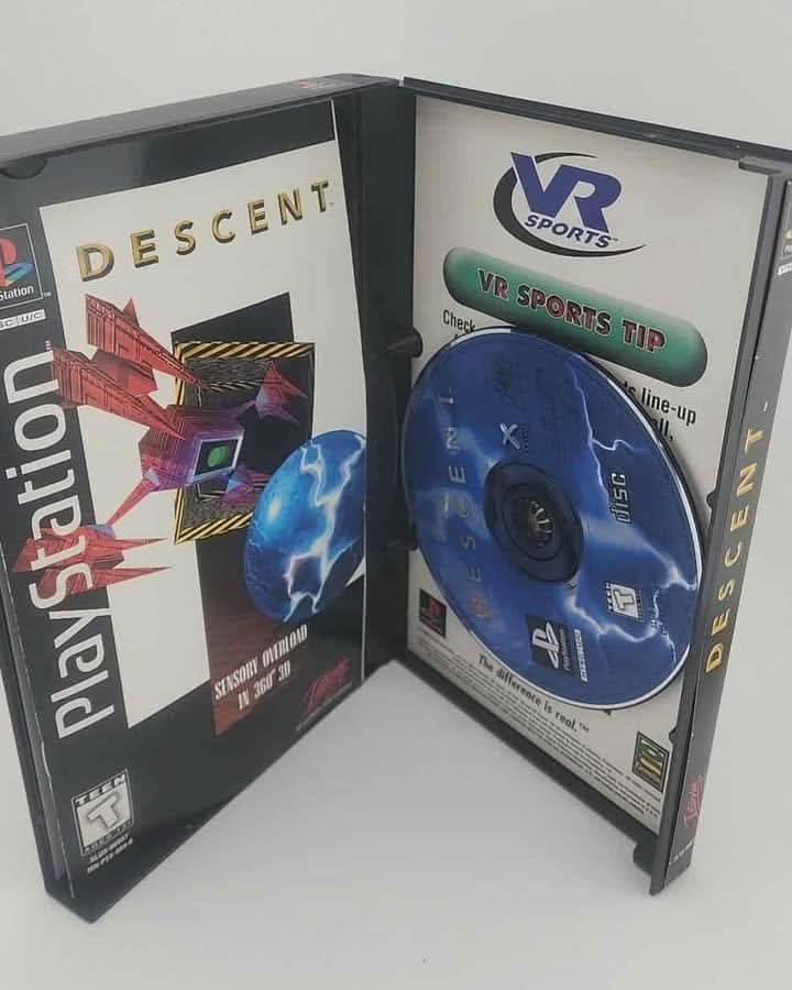 Descent Long Box Playstation PS1 interplay