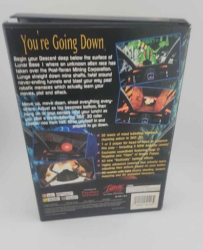 Descent Long Box Playstation PS1 interplay