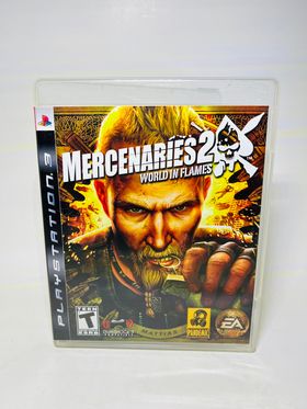 MERCENARIES 2 WORLD IN FLAMES PLAYSTATION 3 PS3 - jeux video game-x