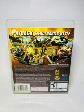 MERCENARIES 2 WORLD IN FLAMES PLAYSTATION 3 PS3 - jeux video game-x