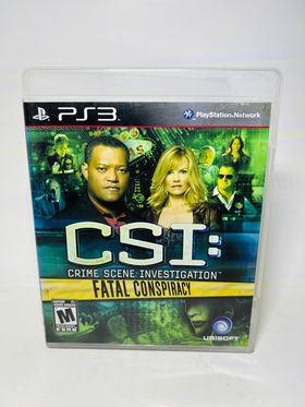 CSI FATAL CONSPIRACY PLAYSTATION 3 PS3 - jeux video game-x