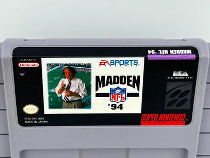 Madden NFL 94 Super Nintendo Snes