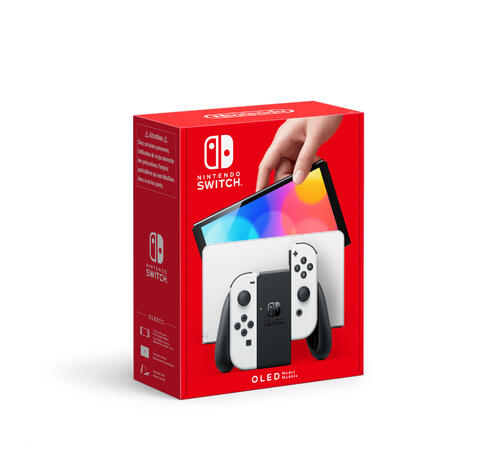 CONSOLE NINTENDO SWITCH OLED Blanche White SYSTEM - jeux video game-x