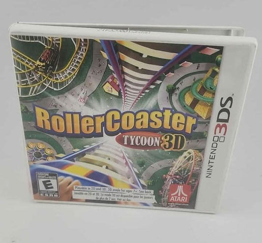 Roller Coaster Tycoon 3D Nintendo 3DS jeux video game-x