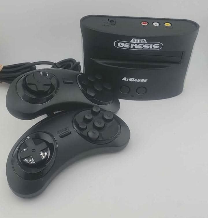 Console Sega Genesis Sg Classic Game System 81 Built In Games Wired Controllers Atgames atgames