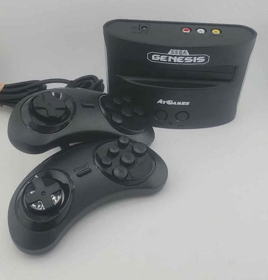 Console Sega Genesis Sg Classic Game System 81 Built In Games Wired Controllers Atgames atgames