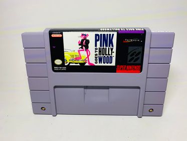 PINK PANTHER GOES TO HOLLYWOOD SUPER NINTENDO SNES - jeux video game-x