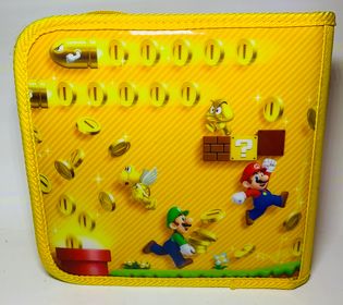 Étui de transport new super mario bros 2 console nintendo 3ds xl travel case - jeux video game-x