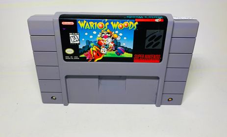 WARIO'S WOODS SUPER NINTENDO SNES - jeux video game-x