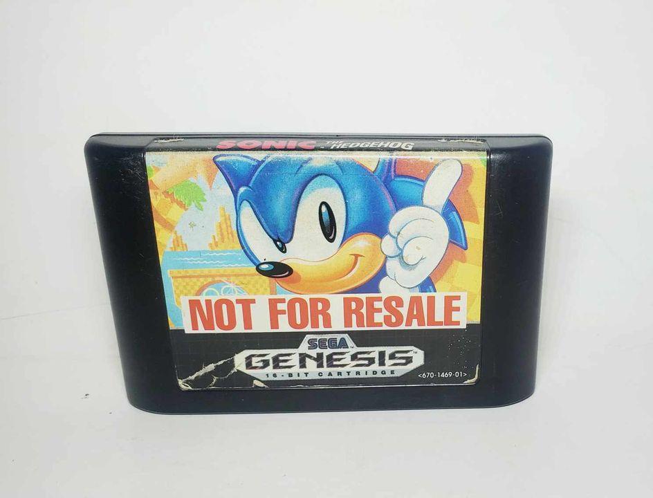 SONIC THE HEDGEHOG Not for Resale  NFR SEGA GENESIS SG - jeux video game-x