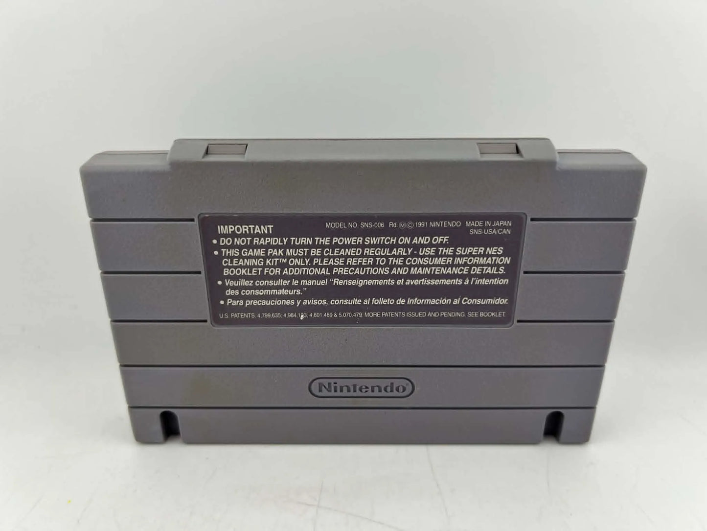 HIT THE ICE SUPER NINTENDO SNES