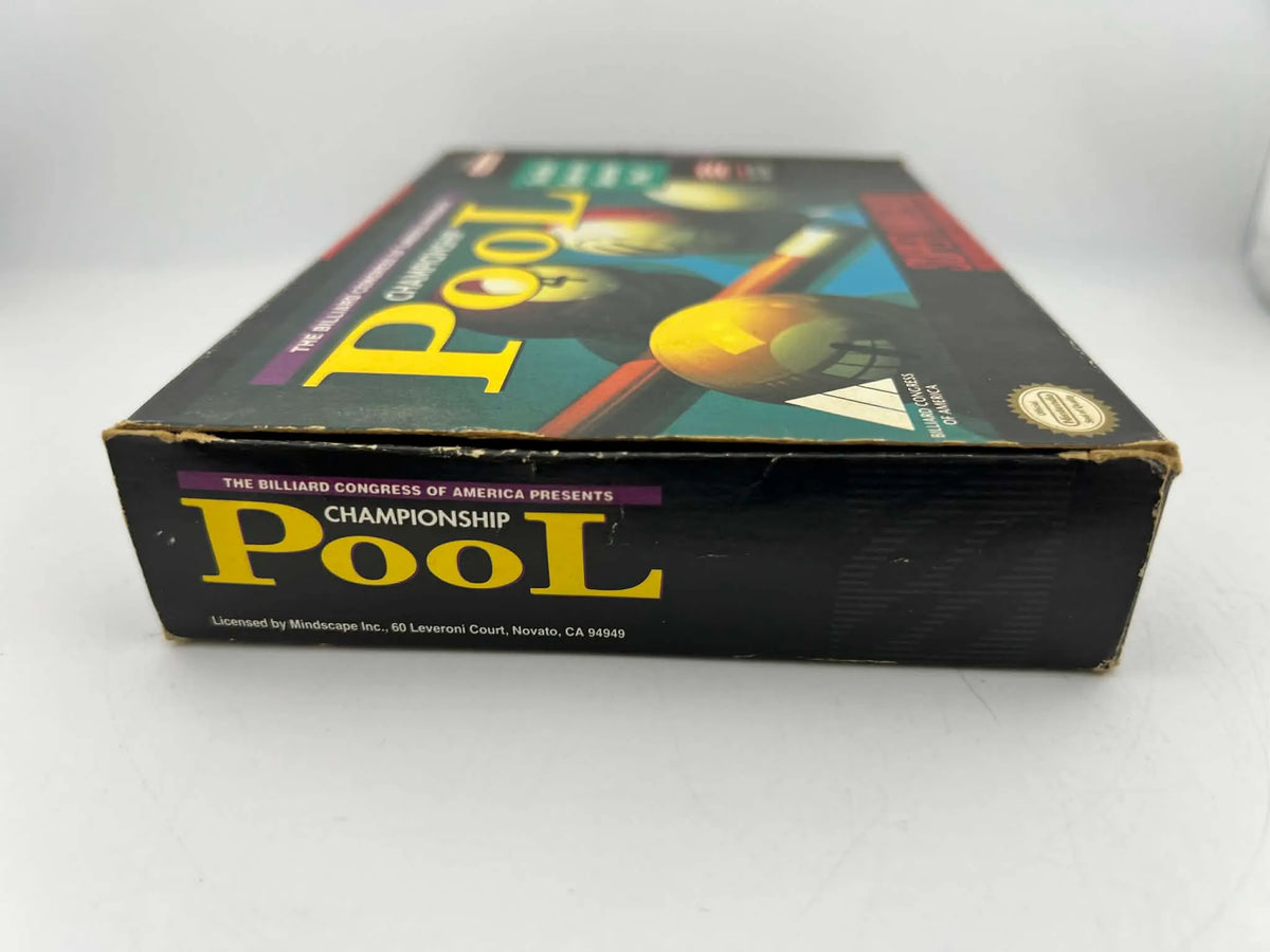 CHAMPIONSHIP POOL EN BOITE SUPER NINTENDO SNES