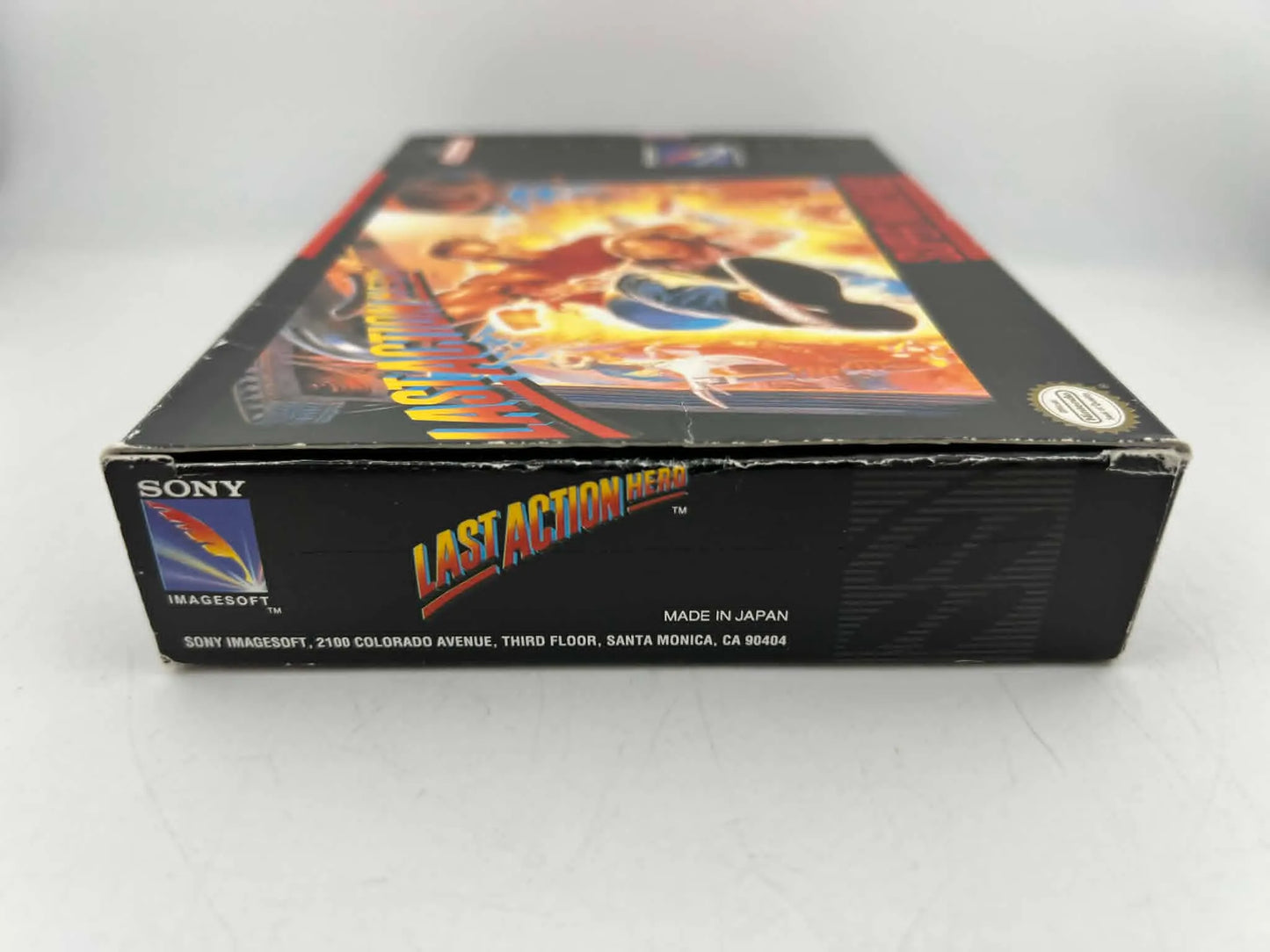 LAST ACTION HERO EN BOITE SUPER NINTENDO SNES