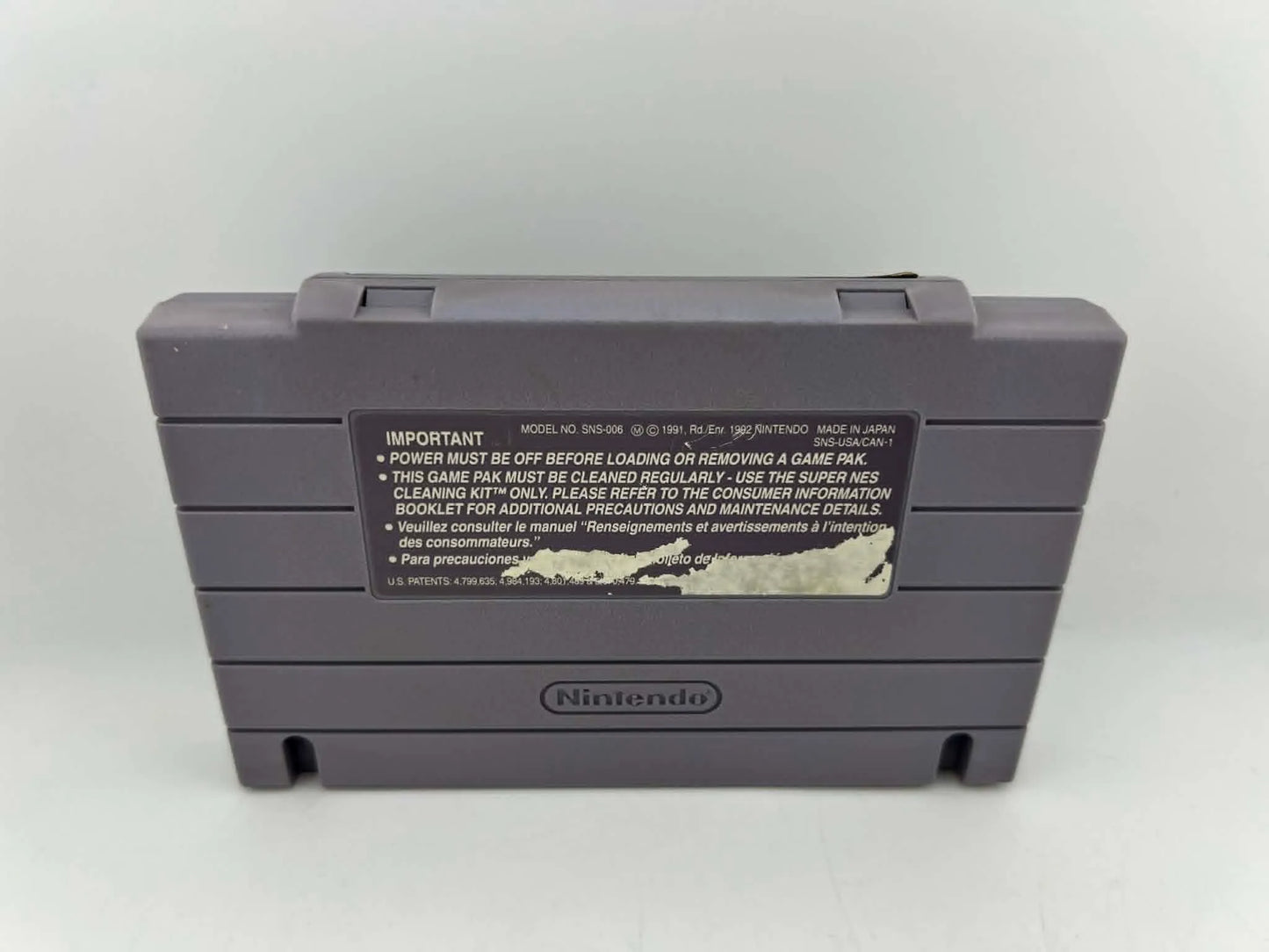 SATURDAY NIGHT SLAM MASTERS SUPER NINTENDO SNES