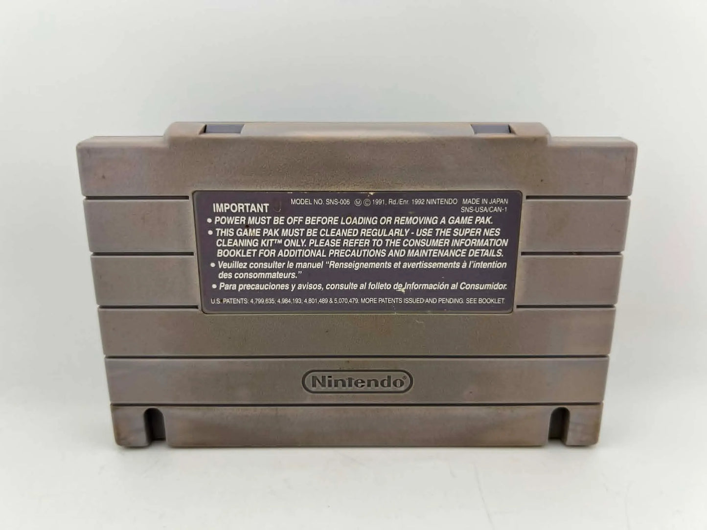 Bill Laimbeer's Combat Basketball Super Nintendo Snes