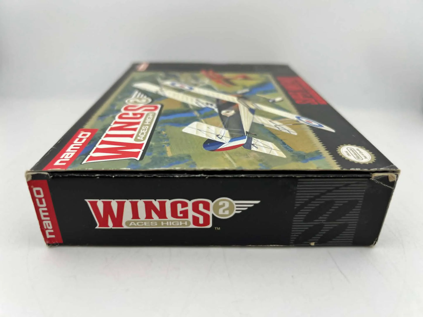 WINGS 2 ACES HIGH en boite SUPER NINTENDO SNES