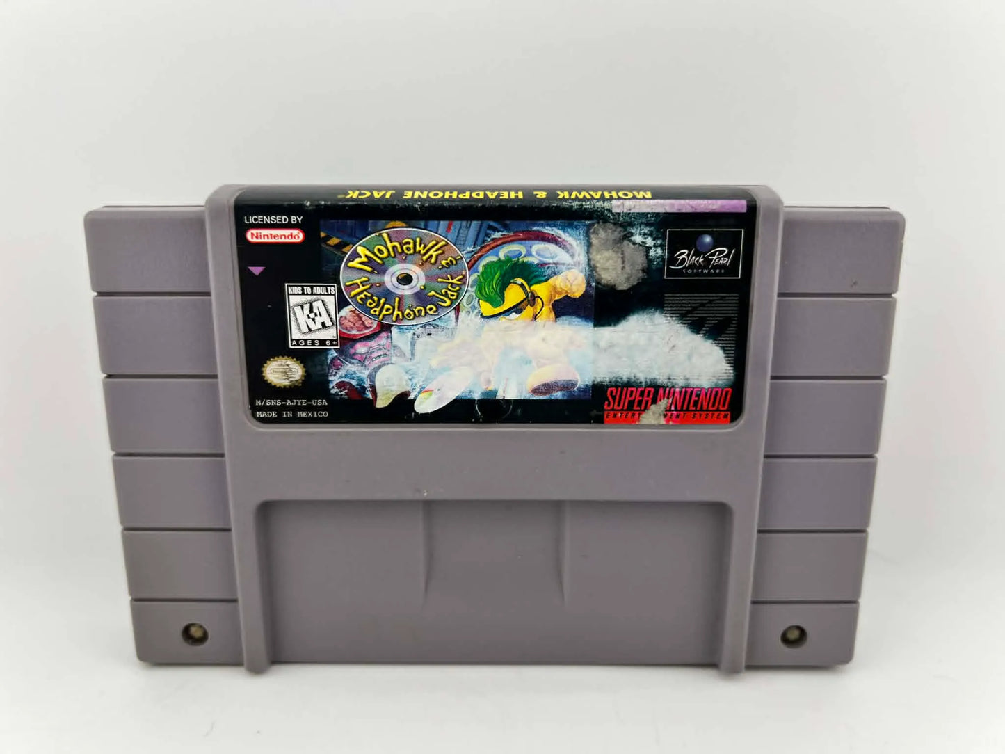 Mohawk And Headphone Jack Super Nintendo Snes