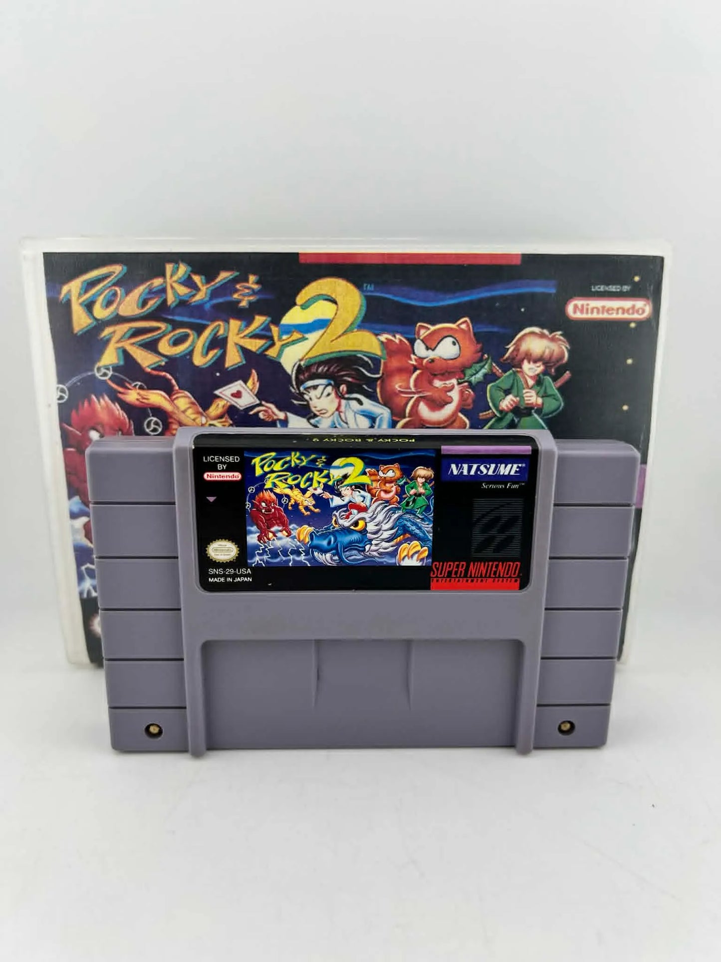 Pocky and Rocky 2 Super Nintendo SNES