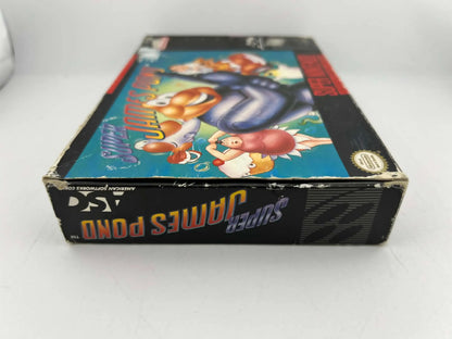 SUPER JAMES POND EN BOITE SUPER NINTENDO SNES