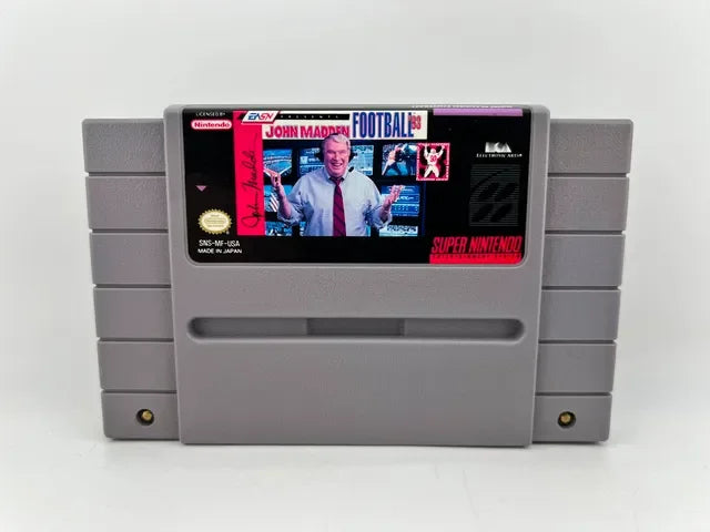 John Madden Football 93 Super Nintendo Snes