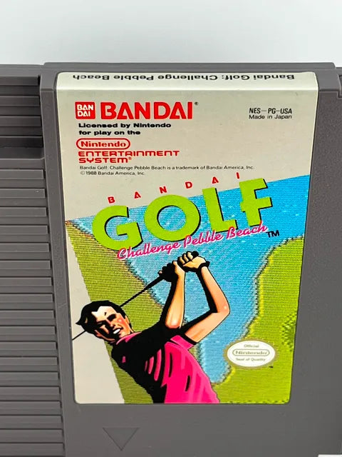 Bandai Golf Challenge At Pebble Beach Nintendo Nes