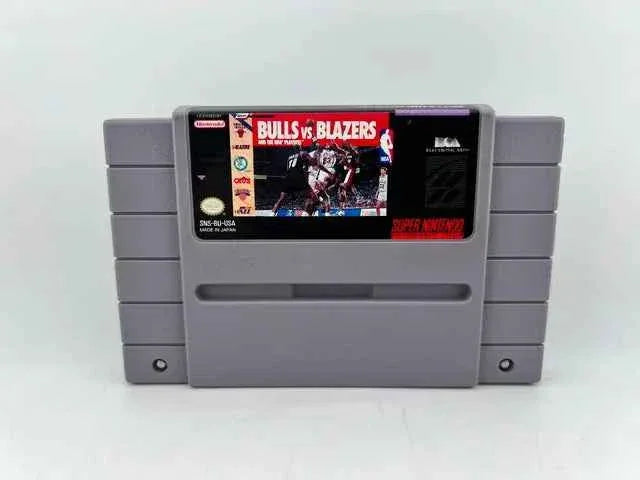 Bulls Vs Blazers and the NBA Playoffs Super Nintendo Snes