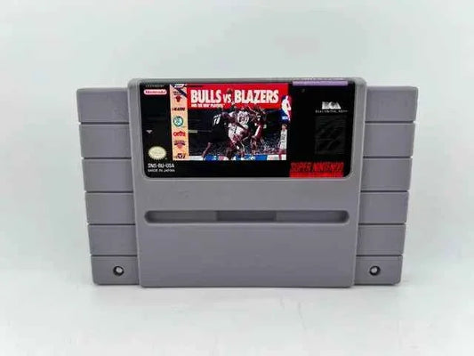 Bulls Vs Blazers and the NBA Playoffs Super Nintendo Snes