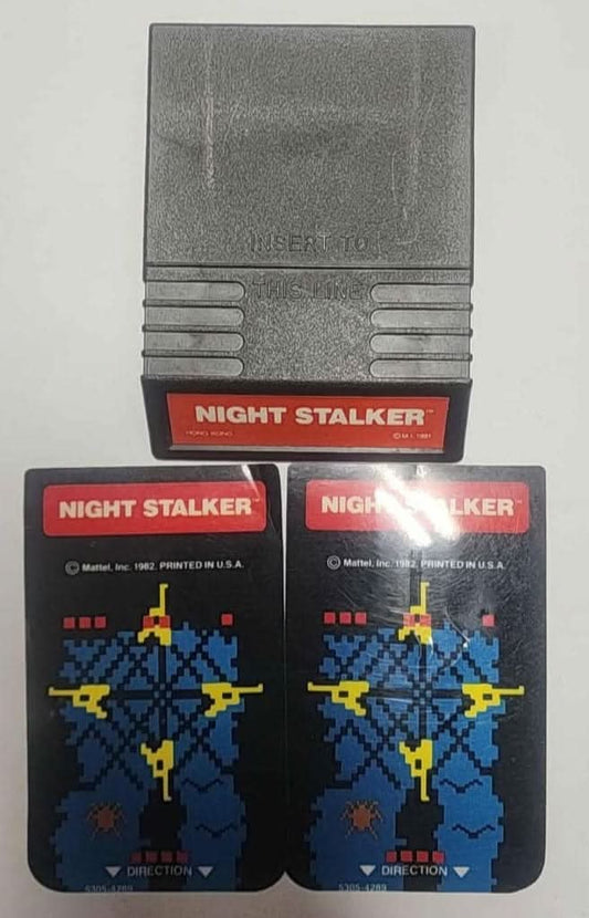 NIGHT STALKER INTELLIVISION  INTEL jeux video game-x