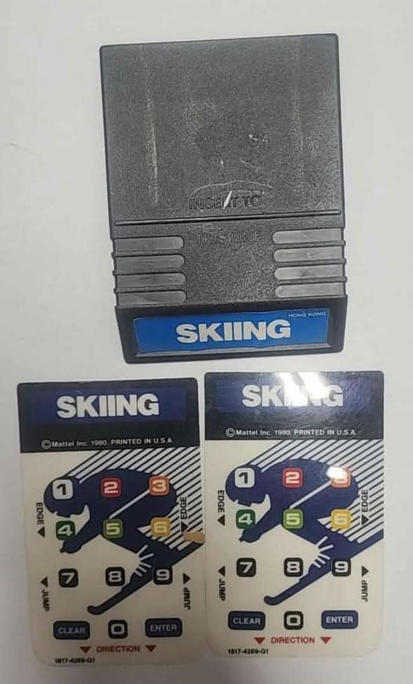 SKIING (INTELLIVISION INTEL) jeux video game-x