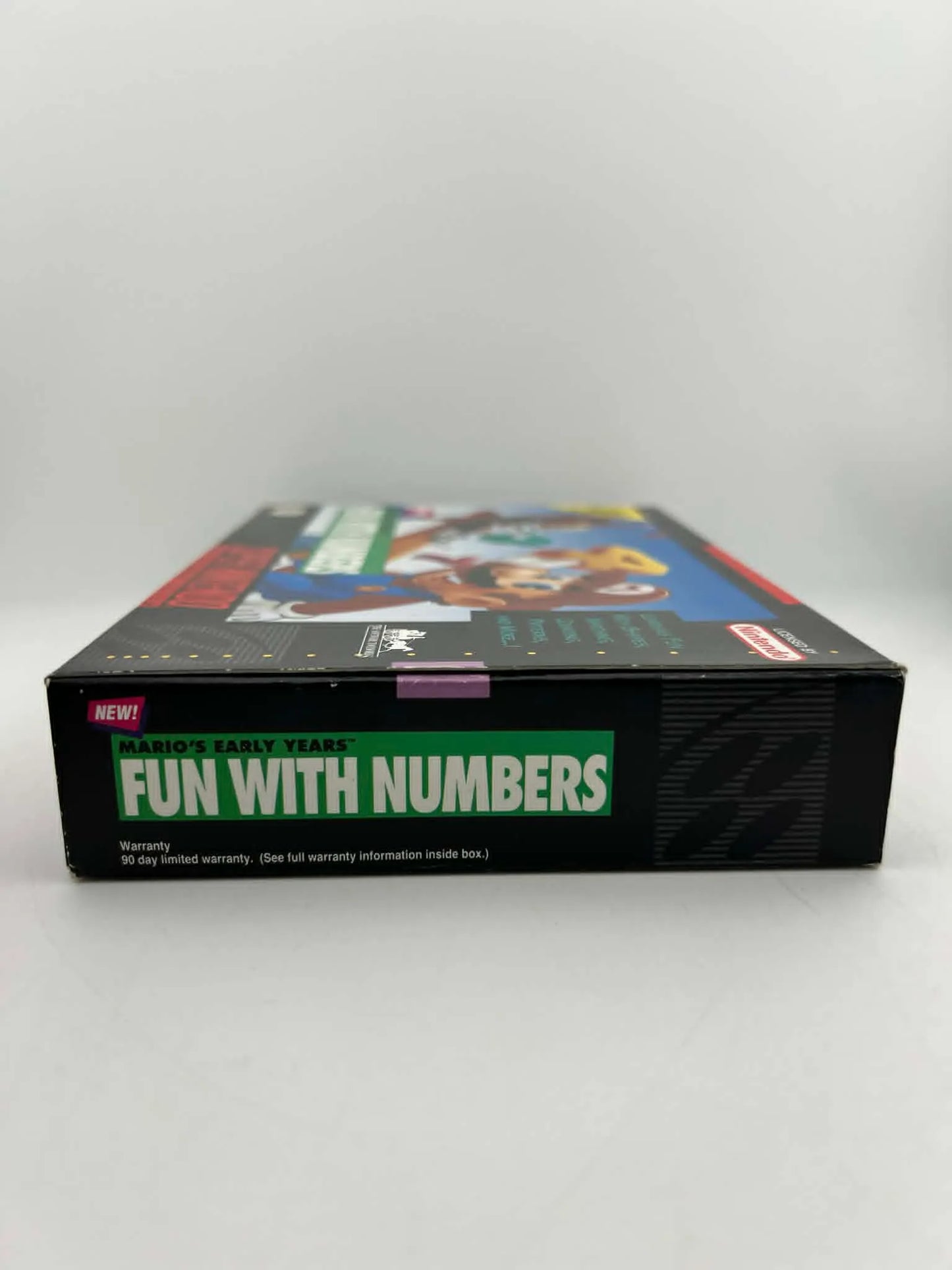 MARIO'S EARLY YEARS FUN WITH NUMBERS en boite SUPER NINTENDO SNES