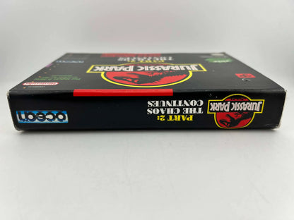 JURASSIC PARK 2 THE CHAOS CONTINUES en boite SUPER NINTENDO SNES