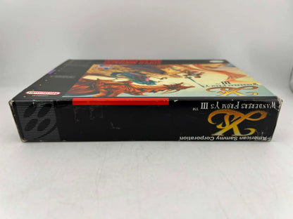 YS III 3 WANDERERS FROM YS EN BOITE SUPER NINTENDO SNES