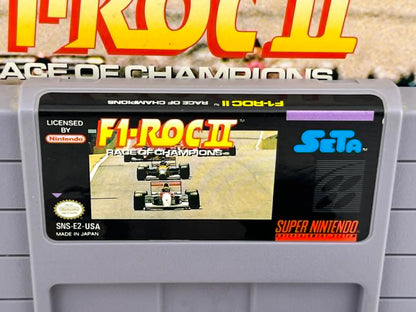 F1 ROC II  2 RACE OF CHAMPIONS en boite SUPER NINTENDO SNES