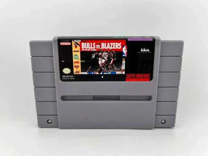 Bulls Vs Blazers and the NBA Playoffs Super Nintendo Snes