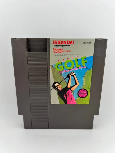 Bandai Golf Challenge At Pebble Beach Nintendo Nes