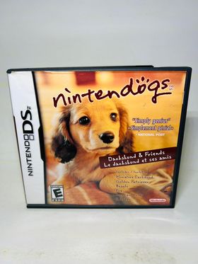 NINTENDOGS DACHSHUND AND FRIENDS NINTENDO DS - jeux video game-x