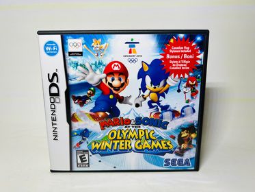 MARIO AND SONIC AT THE OLYMPIC WINTER GAMES VANCOUVER 2010 (NINTENDO DS) - jeux video game-x