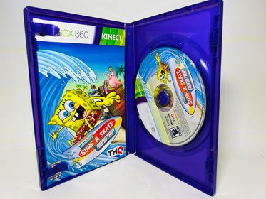 SPONGEBOB SURF & SKATE ROADTRIP (XBOX 360 X360) - jeux video game-x