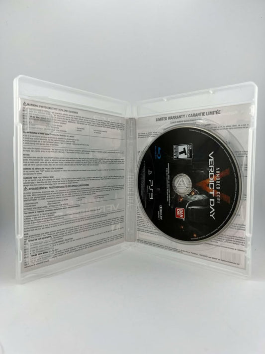 Armored core Verdict day Playstation 3 PS3