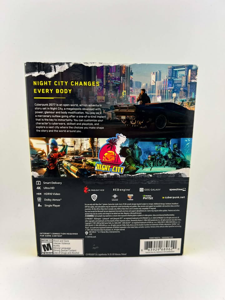 Cyberpunk 2077 Xbox One Xone
