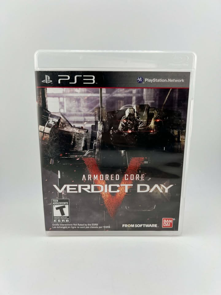 Armored core Verdict day Playstation 3 PS3