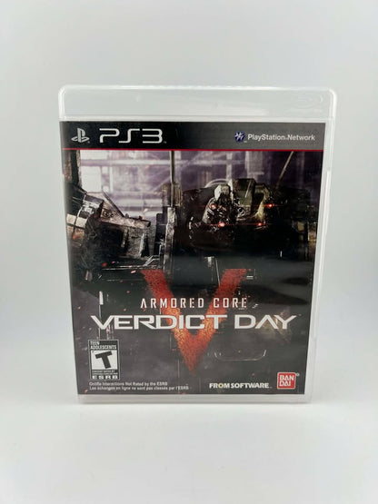 Armored core Verdict day Playstation 3 PS3