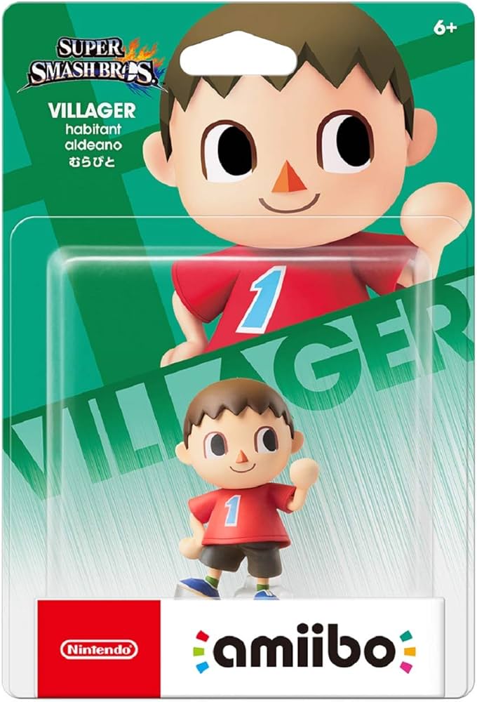 VILLAGER AMIIBO SMASH SERIES - jeux video game-x